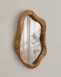 Lydia Handwoven Rattan Wall Mirror